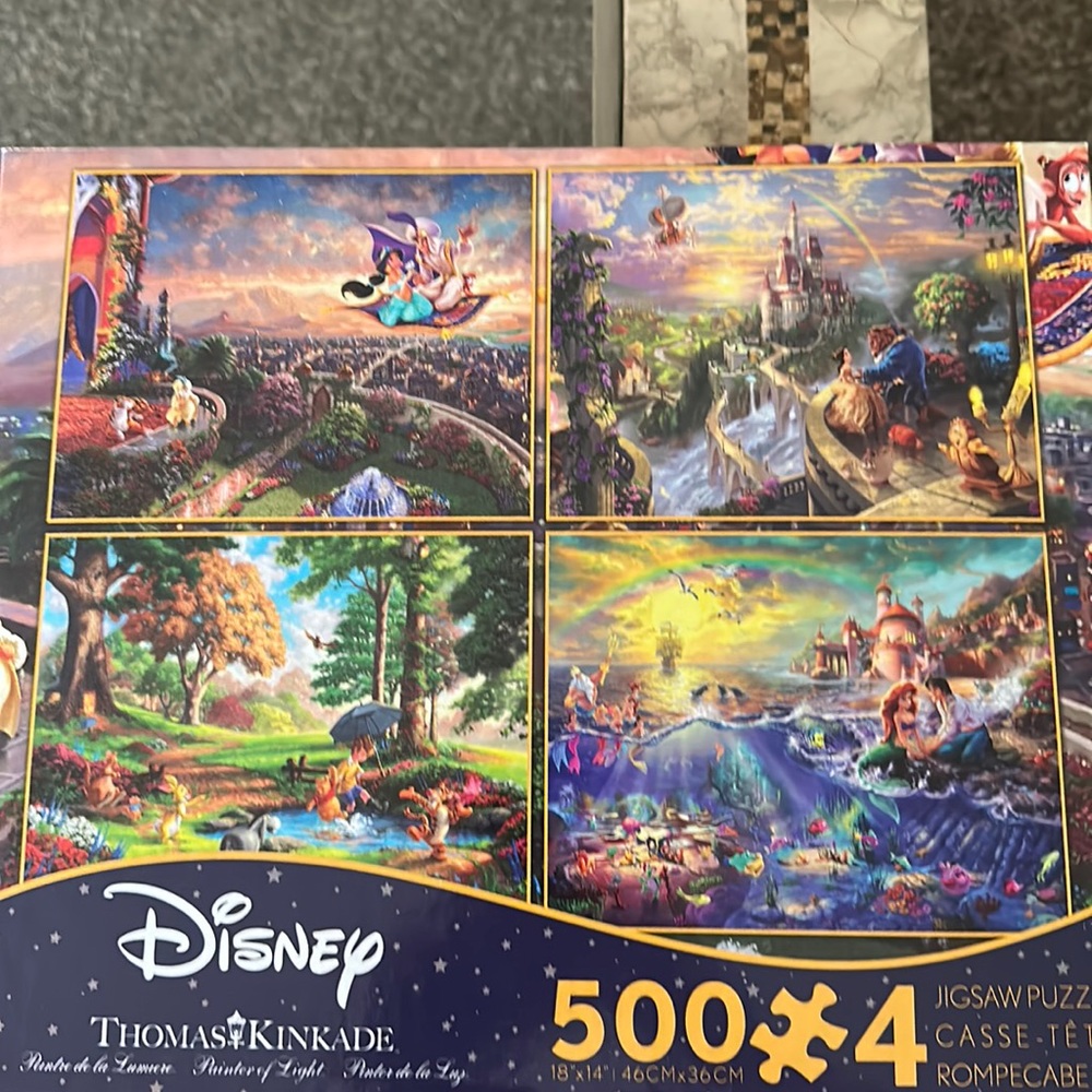 Disney puzzle pack. 4 puzzles